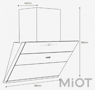Розумна витяжка Xiaomi Viomi Smart Hood Internet Hurri