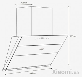 Умная вытяжка Xiaomi Viomi Smart Hood Internet Hurri