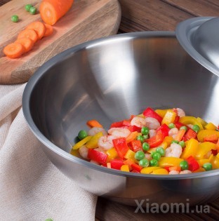 Сковорода WOK Xiaomi Mi home Stainless Steel 4.4 л