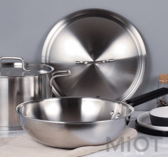 Сковорода WOK Xiaomi Mi home Stainless Steel 4.4 л