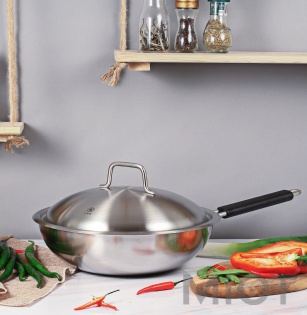 Сковорода WOK Xiaomi Mi home Stainless Steel 4.4 л