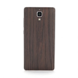 Виниловая наклейка обложка для смартфонов Xiaomi Mi4 Wood Mahogany