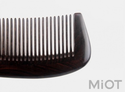 Дерев'яний гребінець для волосся Xiaomi XinZhi Ebony gold hand-painted Brown