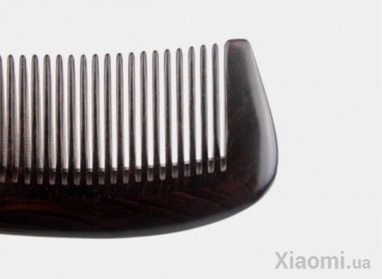 Деревянная расческа для волос XIN ZHI Ebony gold hand-painted Brown