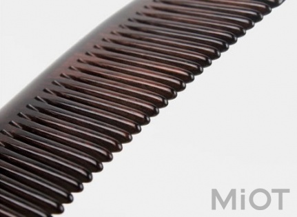 Дерев'яний гребінь для волосся Xiaomi XinZhi Ebony gold hand-painted Light Brown