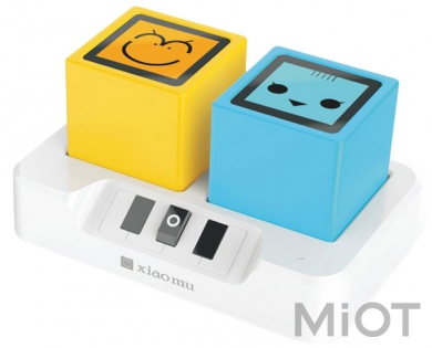 Дитячі розумні кубики Xiaomi Xiao mu Wooden Smart body building blocks