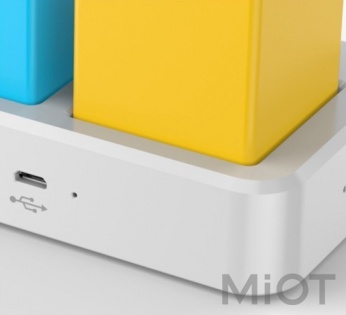 Дитячі розумні кубики Xiaomi Xiao mu Wooden Smart body building blocks