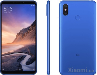 Смартфон Xiaomi Mi Max 3 6/128 Blue EU/CE