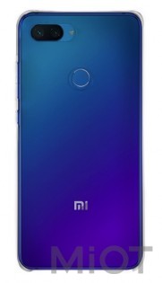 Чохол бампер для Xiaomi Mi 8 Lite Clear Hard Case Clear