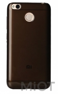 Чохол бампер до смартфонів Xiaomi Redmi 4X Soft Case Black ORIGINAL