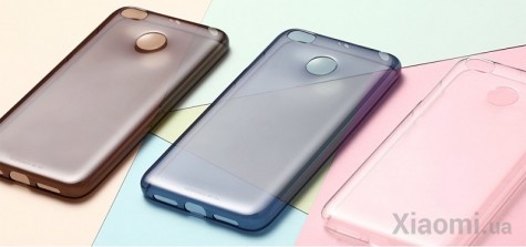 Чехол бампер для смартфонов Xiaomi Redmi 4X Soft Case Black ORIGINAL