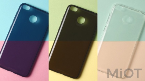 Чохол бампер до смартфонів Xiaomi Redmi 4X Soft Case Black ORIGINAL