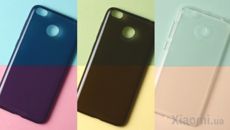 Чехол бампер для смартфонов Xiaomi Redmi 4X Soft Case Black ORIGINAL