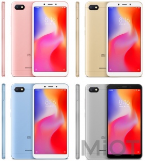 Смартфон Xiaomi Redmi 6A 2/16Gb Rose Gold