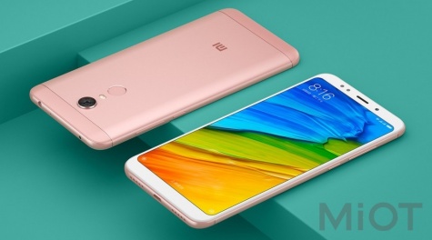 Смартфон Xiaomi Redmi Note 5 Rose Gold 4/64Gb