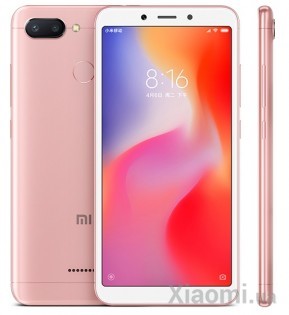 Смартфон Xiaomi Redmi 6 3/32Gb Rose Gold EU/CE
