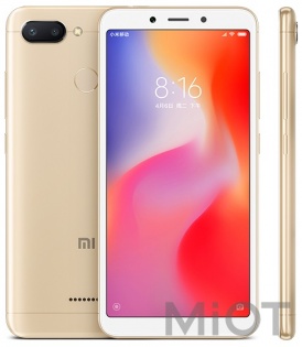 Смартфон Xiaomi Redmi 6 3/32Gb Gold EU/CE