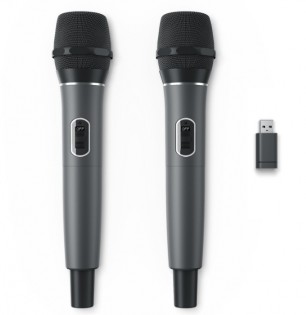 Комплект микрофонов Thunderstone KTV professional wireless Xiaomi Microphone Black 2 шт