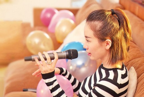 Комплект мікрофонів Thunderstone KTV professional wireless Xiaomi Microphone Black 2 шт