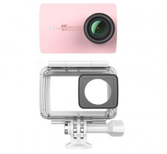 Екшн-камера Xiaomi YI 4K Rose Gold International Edition + Waterproof box