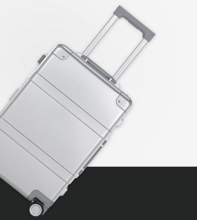 Чемодан Xiaomi Runmi 90 Ninetygo Smart Metal Suitcase 20" Silver (6970055340243)