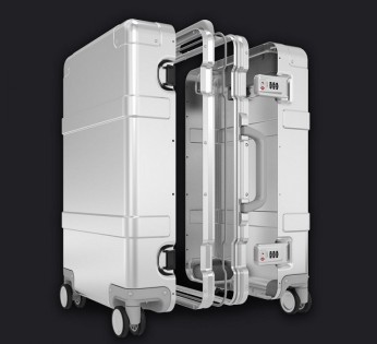 Чемодан Xiaomi Runmi 90 Ninetygo Smart Metal Suitcase 20" Silver (6970055340243)