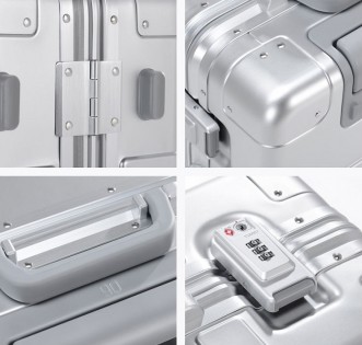 Чемодан Xiaomi Runmi 90 Ninetygo Smart Metal Suitcase 20" Silver (6970055340243)