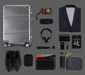 Чемодан Xiaomi Runmi 90 Ninetygo Metal Suitcase 20" Silver (6970055340304)