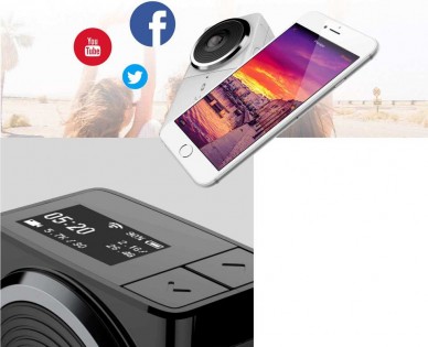 Панорамная камера Xiaomi YI 360 VR Camera International Edition Black