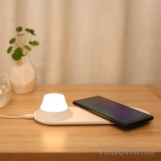 Беспроводное З/У Xiaomi Yeelight Wireless Charging Night Light White