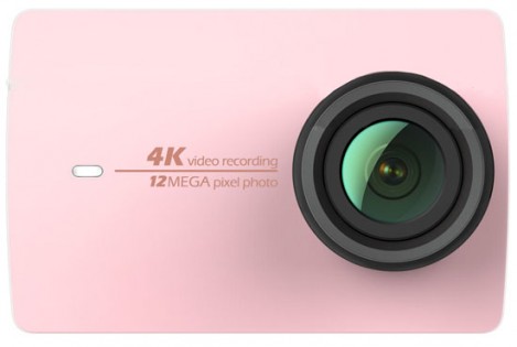 Экшн-камера Xiaomi YI 4K Rose Gold Travel International Edition + Remote control button