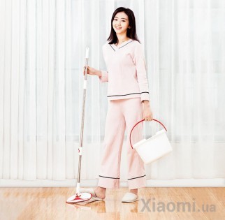 Комплект для уборки Xiaomi Yijie Rotary Mop Set Швабра + Ведро с отжимом YD-02