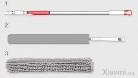 Щетка для уборки пыли Xiaomi Yijie Сan Bend and Remove Dust Mites YB-01