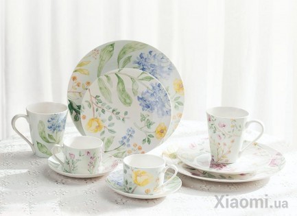 Набор тарелок Xiaomi Yuchan Porcelain 4 шт. (BCP-F001)