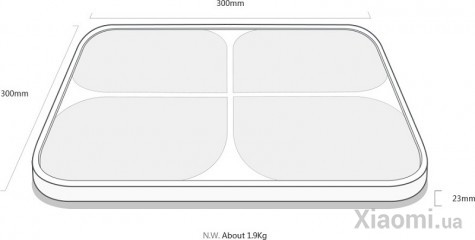 Весы Xiaomi Yunmai 2 Smart Scales Silver (Y2SSS)