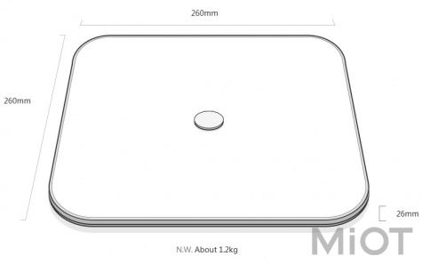 Ваги Xiaomi Yunmai SE Smart Scale White (M1680)