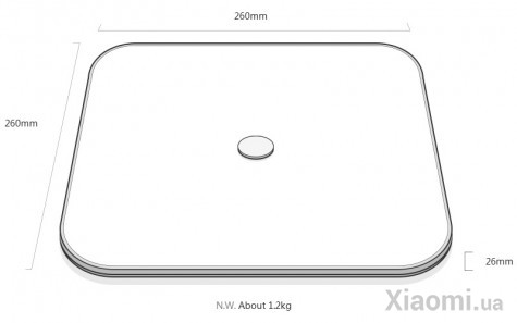 Весы Xiaomi Yunmai SE Smart Scale White (M1680)
