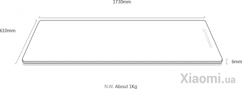 Коврик для йоги Xiaomi Yunmai 2 Yoga Mat Blue/Grey (YMYG-T601)