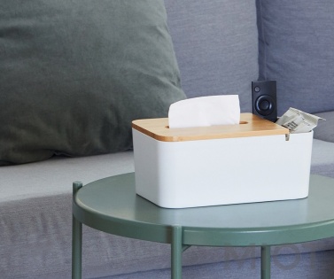 Настільний бамбуковий органайзер Xiaomi ZEN’s Bamboo Fiber Tissue Box White