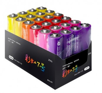 Батарейки Xiaomi ZMI Rainbow AAA batteries 24pcs AA724 (3059778)
