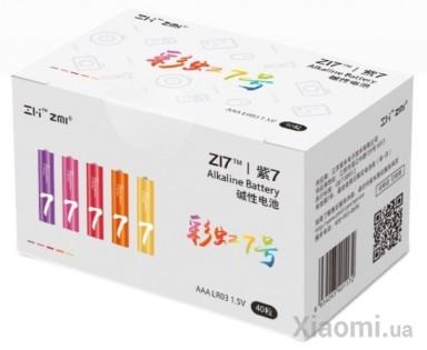 Батарейки Xiaomi ZMI Rainbow AAA batteries 40pcs AA740 (3059783)