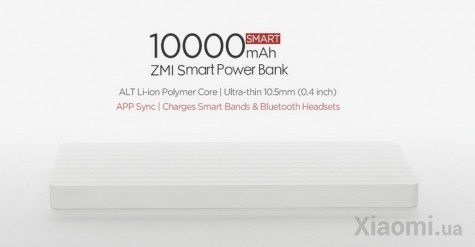 Универсальная батарея Xiaomi ZMi Smart Powerbank 10000 mAh White (HB810-WH)