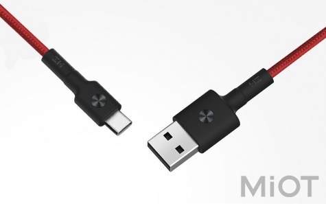 Кабель Xiaomi ZMi AL411 USB - Type-C Red (Kevlar) (30 см)