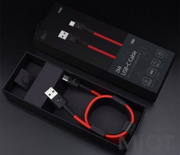Кабель Xiaomi ZMi AL401 USB - Type-C Red (Kevlar) (100 см)