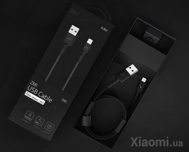 Кабель Xiaomi ZMi AL803 USB - Lighting Kevlar Black 1 м