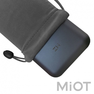 Чохол сумка до Xiaomi ZMi Powerbank (QB 820) 20 000 Universal Flannel Bag Gray