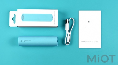 Універсальна батарея Xiaomi ZMi Powerbank MINI 3000 mAh Blue (PB630) 