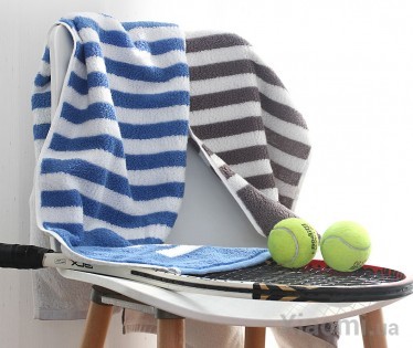 Полотенце Xiaomi ZSH Life towel sports gray stripes 30х110 см