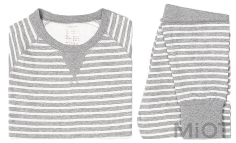 Піжама чоловіча Xiaomi ZaxArt Knitted Striped Grey size L