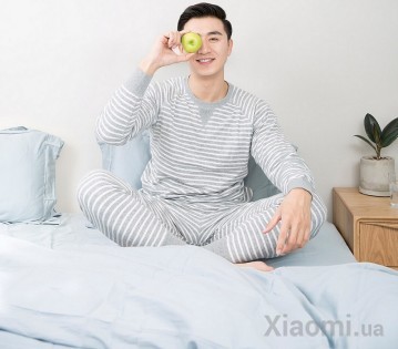 Пижама мужская Xiaomi ZaxArt Knitted Striped Grey size L